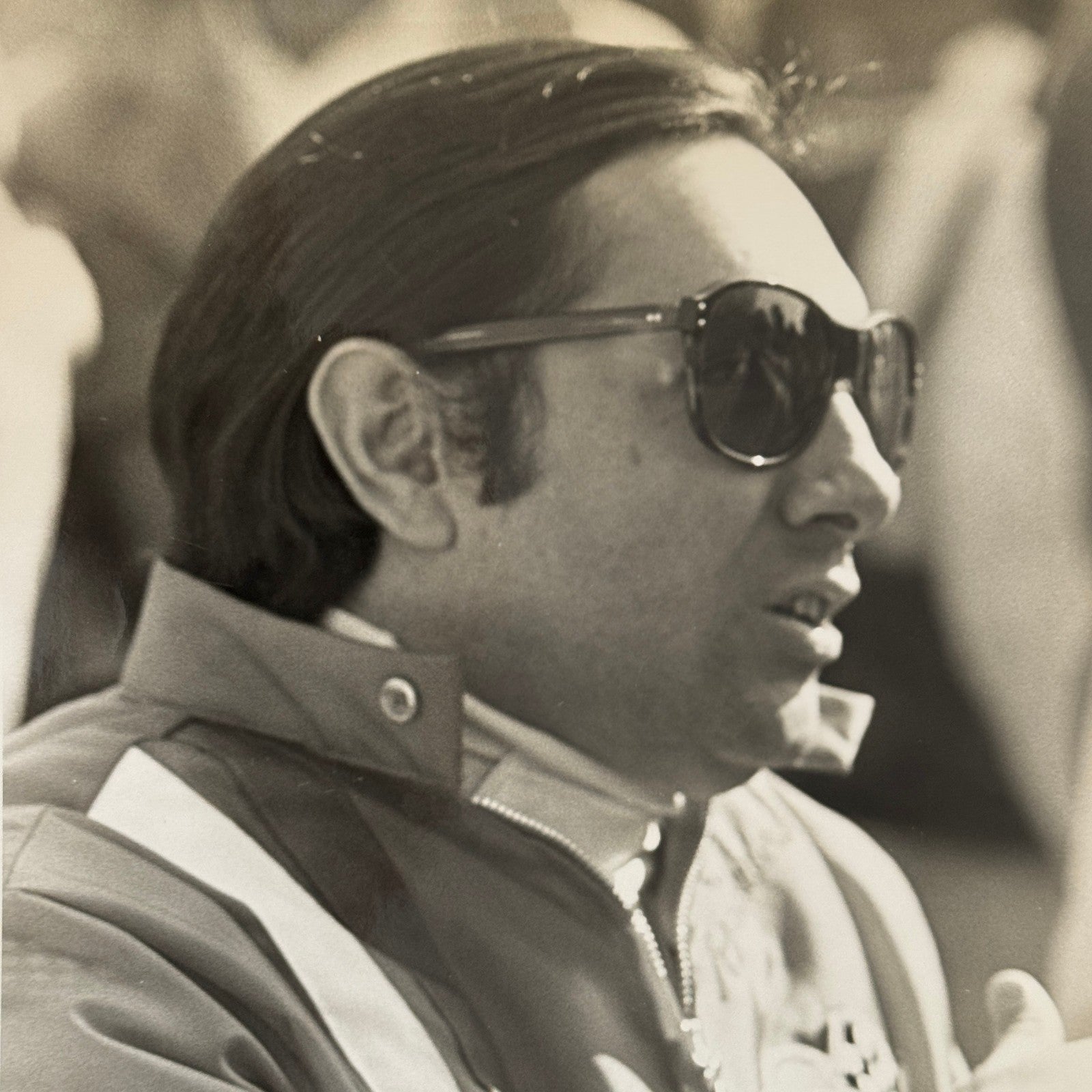 Vintage Racing Photo Driver Pedro Rodriguez Porsche 917 Photograph