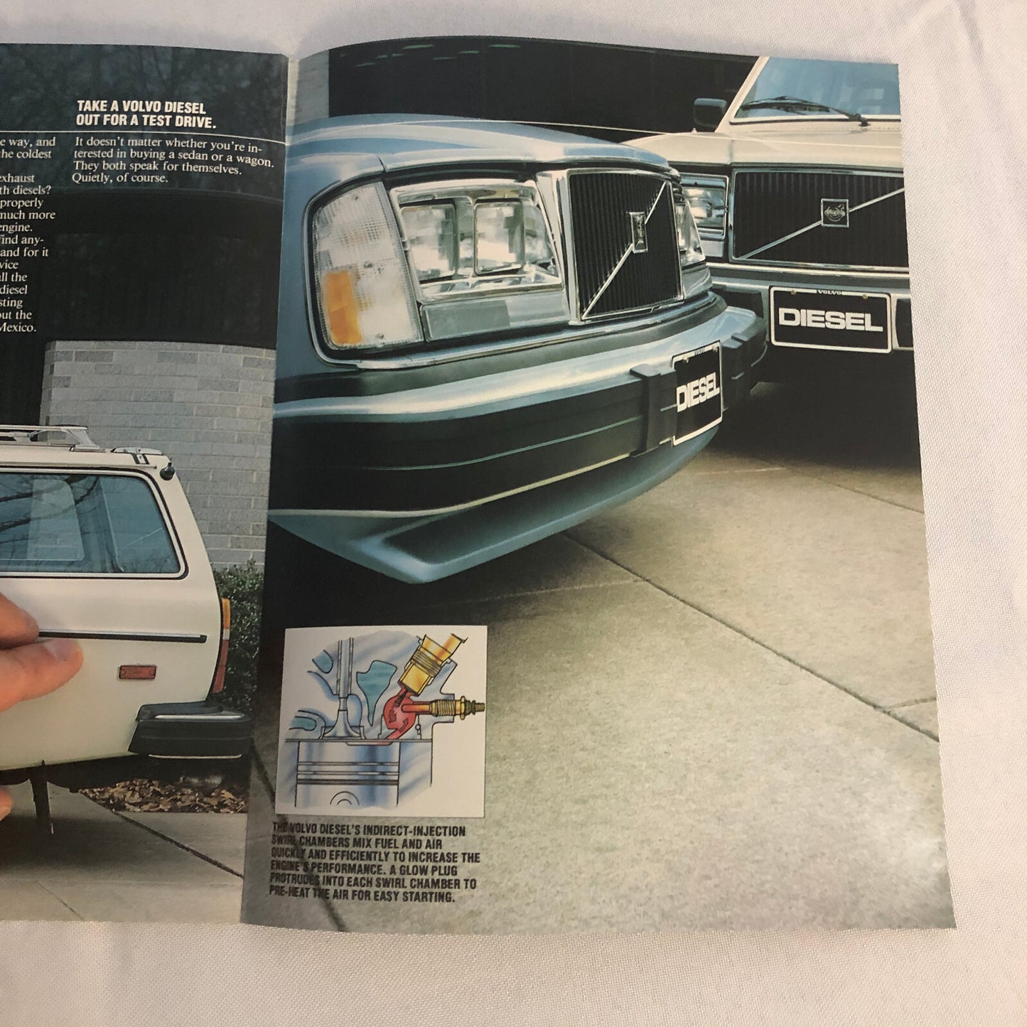 1980 Volvo Diesel Car Automobile Sales Brochure Catalog Sedan Station Wagon