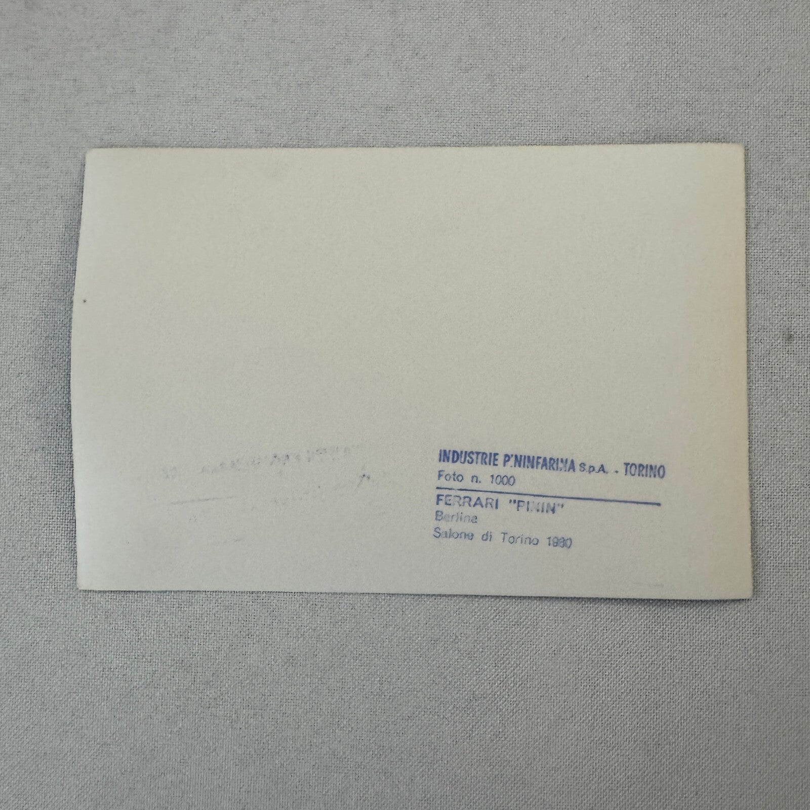 1980 Ferrari Pinin Pininfarina Concept Car Prototype Factory Press Photo