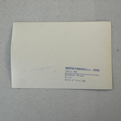 1980 Ferrari Pinin Pininfarina Concept Car Prototype Factory Press Photo