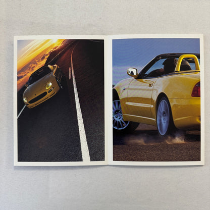 2001 Maserati Spyder Convertible Press Kit Brochure Photo CD Frankfurt Autoshow