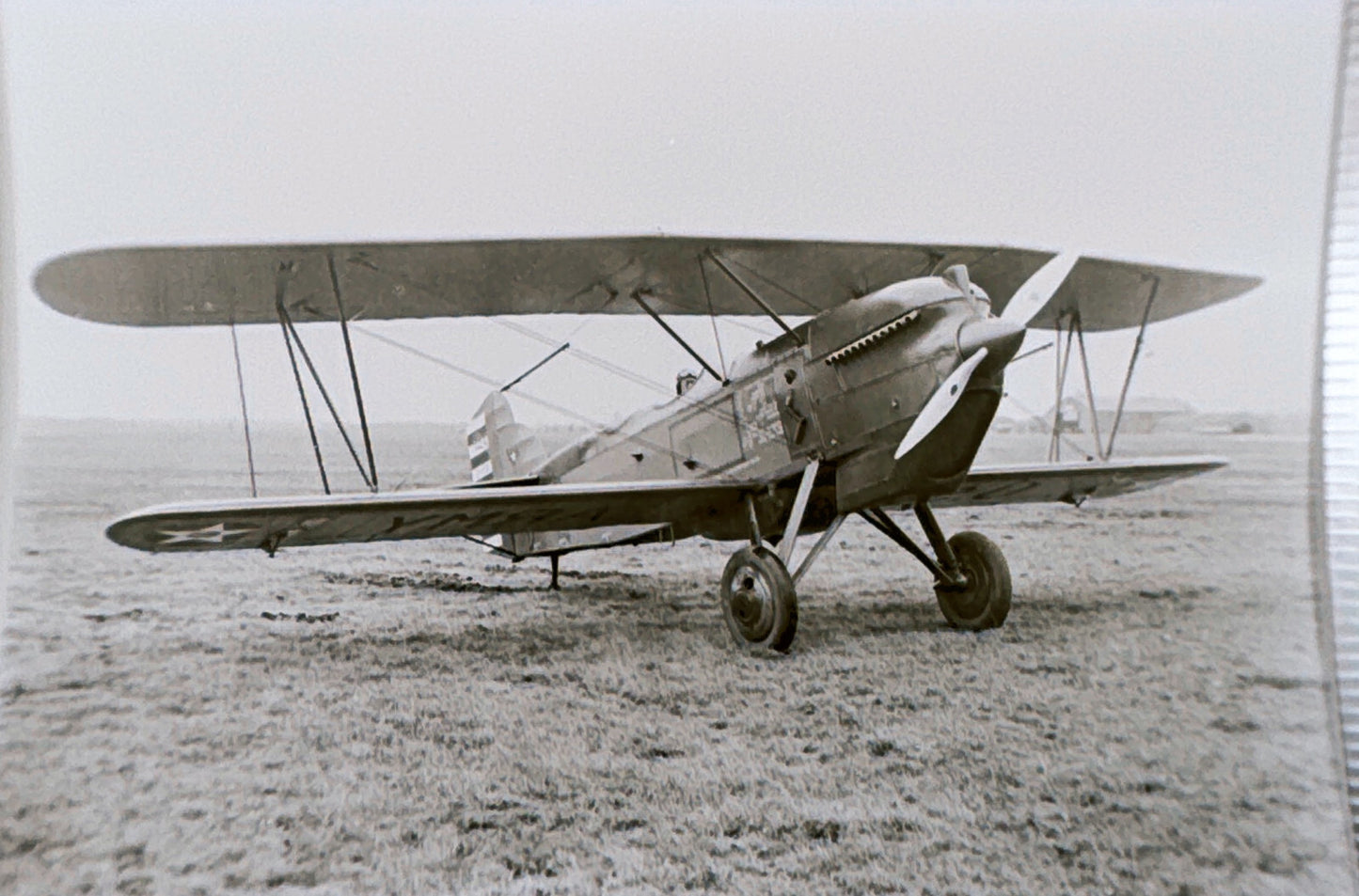 Vintage Photo Negative Curtiss O-1C Airplane Plane Curtiss O1C O1 C