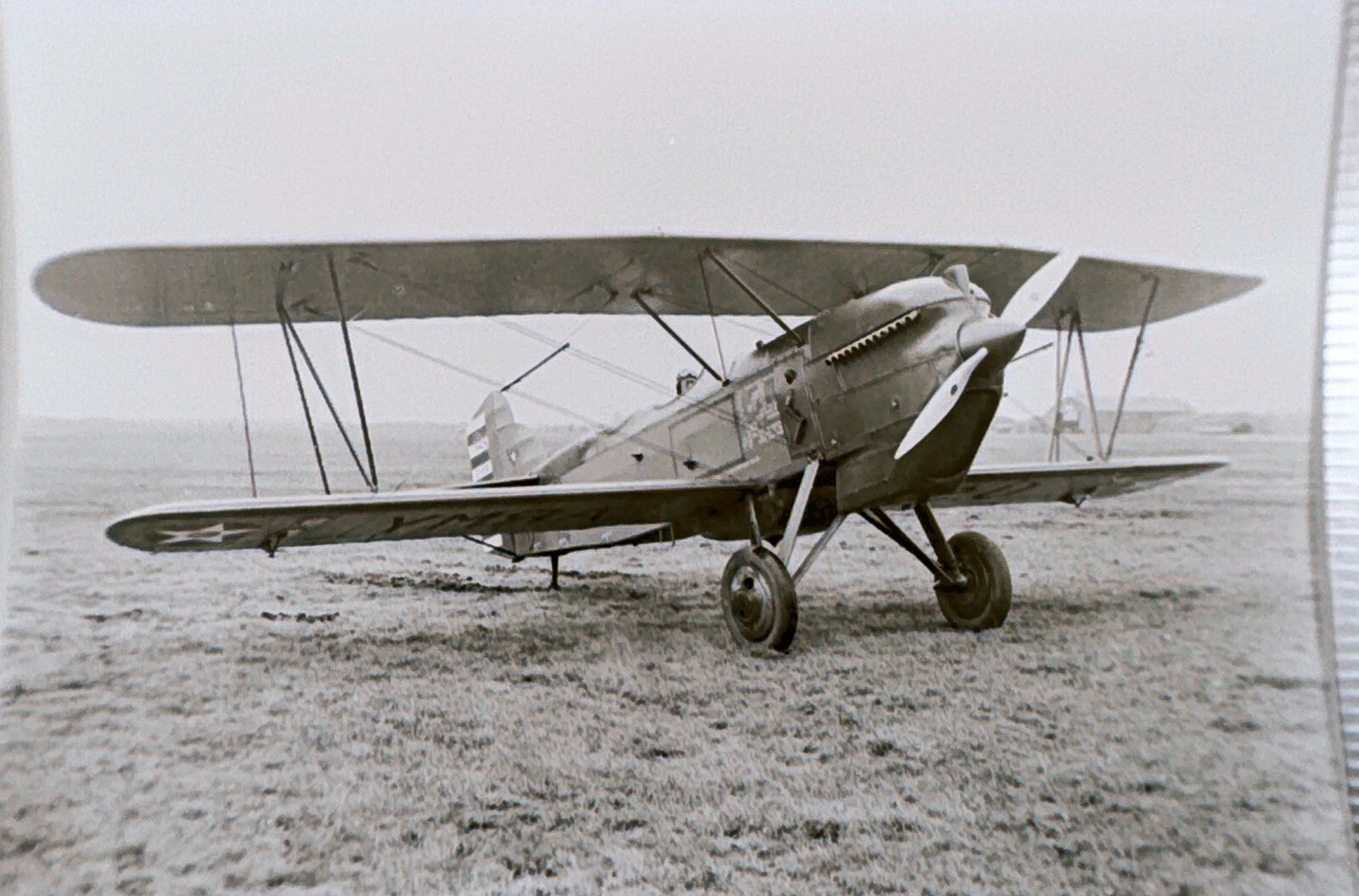 Vintage Photo Negative Curtiss O-1C Airplane Plane Curtiss O1C O1 C
