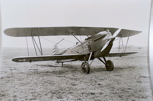 Vintage Photo Negative Curtiss O-1C Airplane Plane Curtiss O1C O1 C
