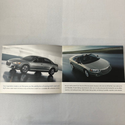 2005 Chrysler Sebring Convertible and Sedan Sales Brochure Catalog