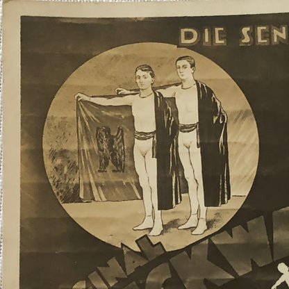 Circus Acrobat Performer Act Postcard Post Card Vintage 2 Buckwalds German