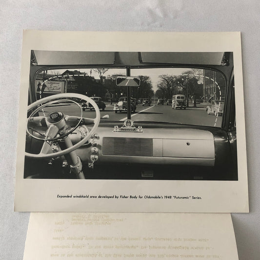 1948 Oldsmobile Series 98 Futuramic Factory Press Photo Photograph