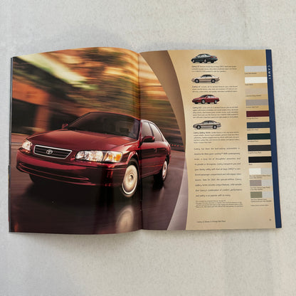 2001 Toyota Sales Brochure Catalog Tacoma Pickup Echo Celica MR2 Rav4 4Runner +