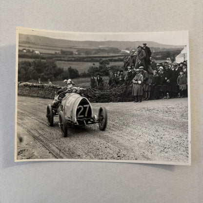 Bugatti Car at 1922 Tourist Trophy TT Race Racing Photo Photograph Vintage