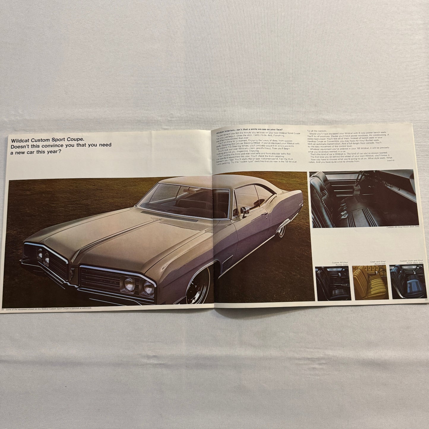 1968 Buick Sales Brochure Catalog GS400 GS350 Skylark Wildcat Electra Riviera +