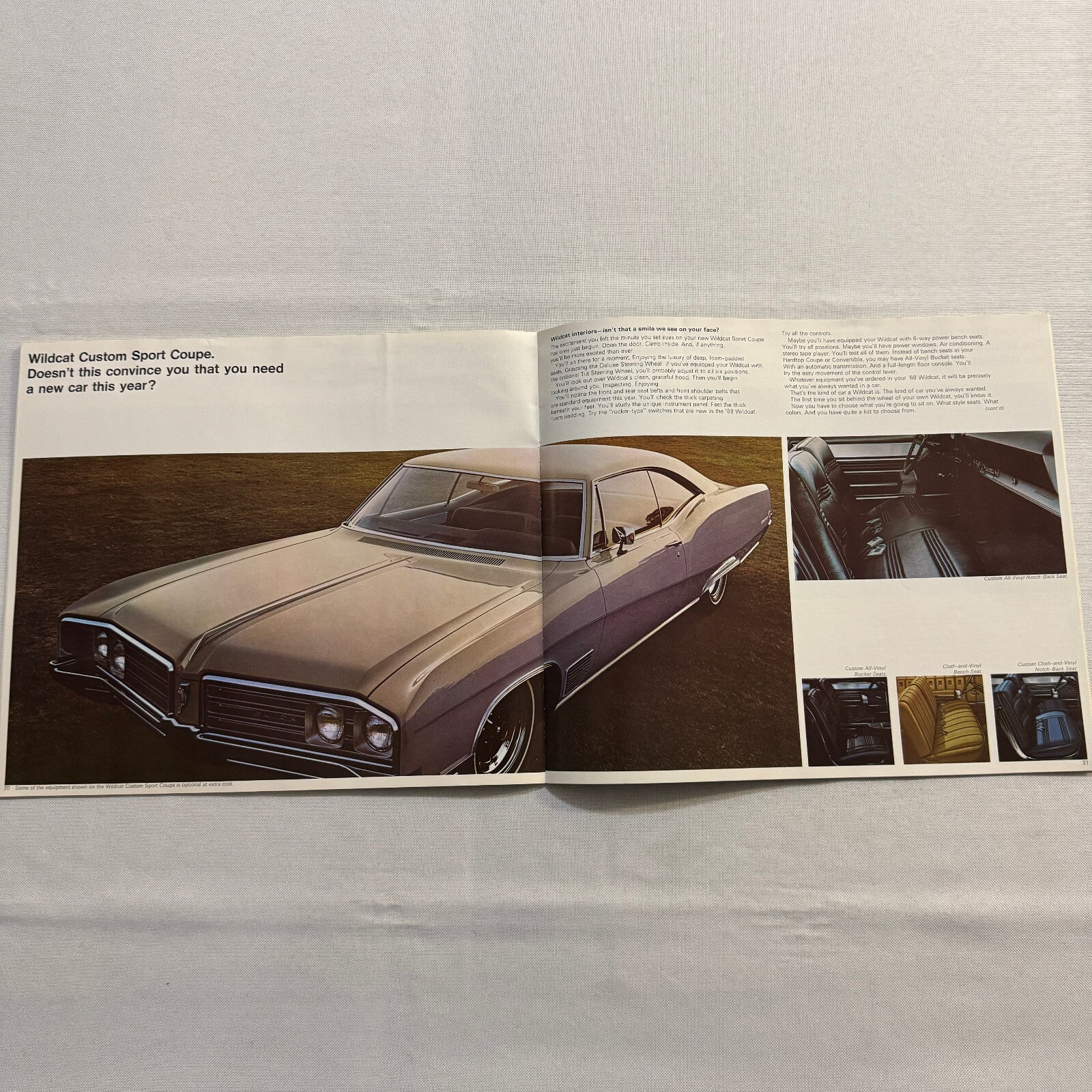 1968 Buick Sales Brochure Catalog GS400 GS350 Skylark Wildcat Electra Riviera +