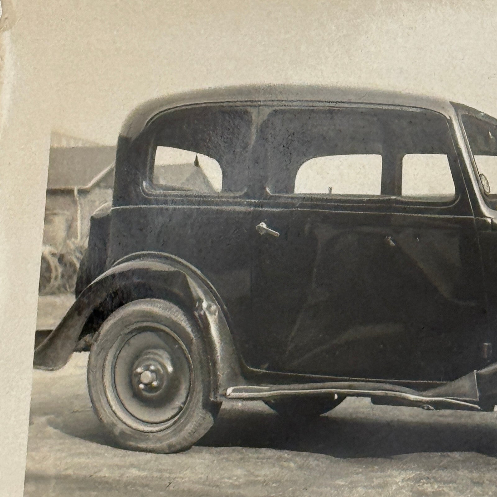 Vintage Photo Photograph Print Lot 2x Vintage Car Automobile