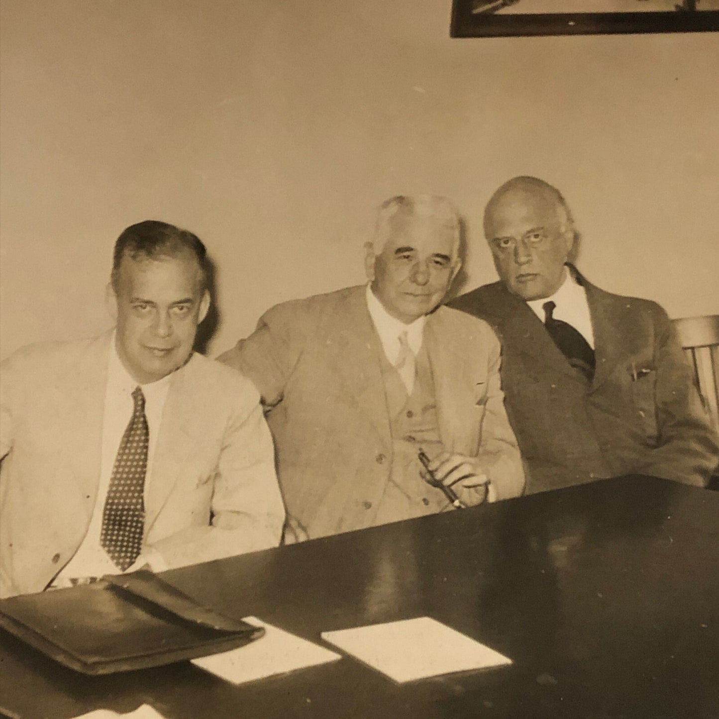 Press Photo Photograph Railway Railroad Executives 1933 Union Pacific +
