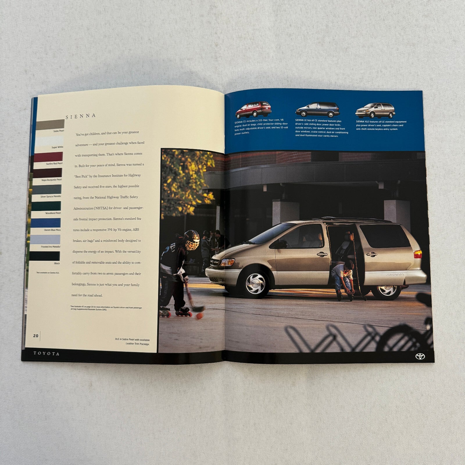 1999 Toyota Sales Brochure Catalog Solara Celica Corolla Tacoma Rav4 LandCruiser