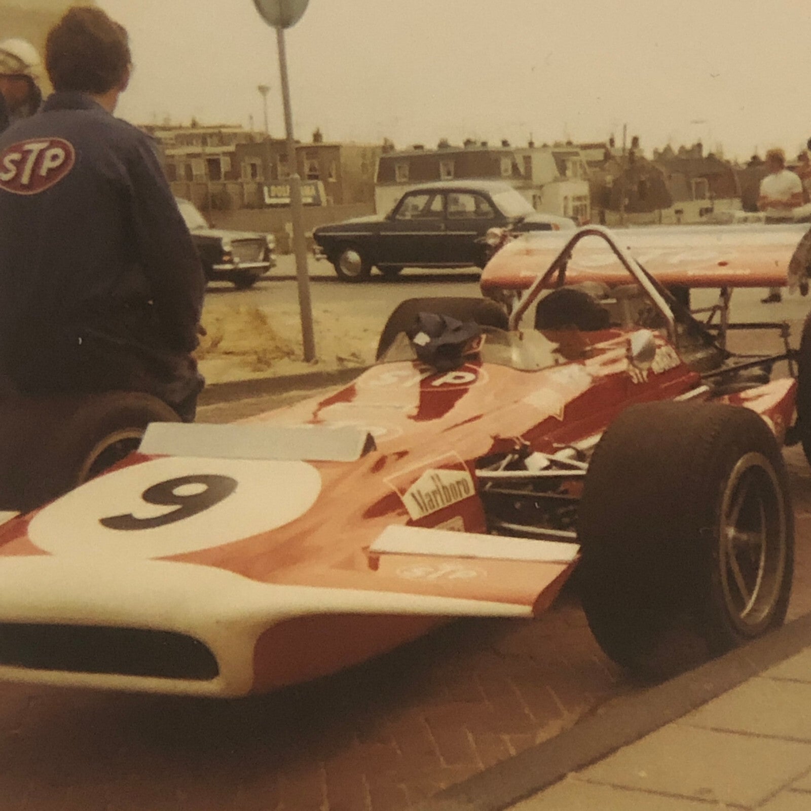 Vintage STP March Racing Car Photo Photograph Print Jo Siffert Driver