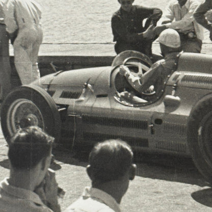 Vintage Racing Photo Photograph Unidentified Car MODERN PRINT