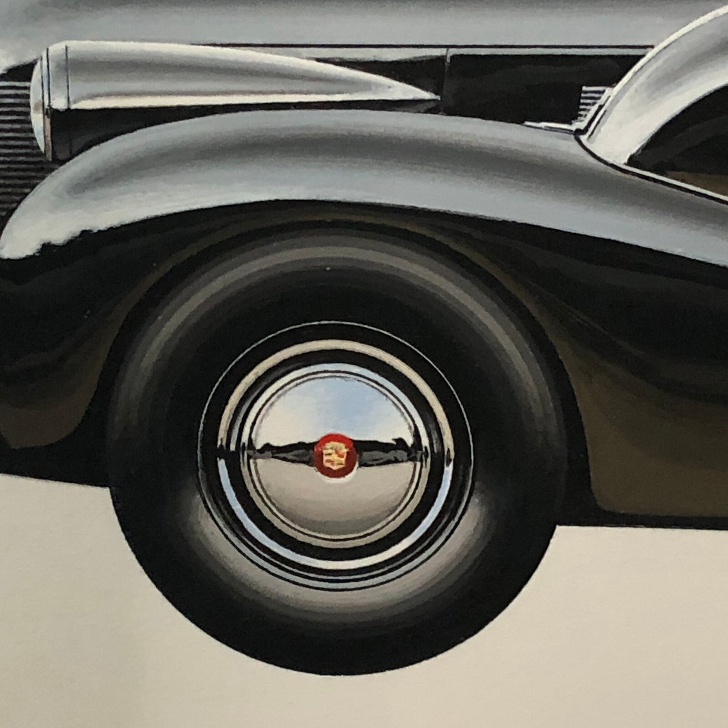 1939 Cadillac Sixty Special Fleetwood Car Illustration Art Drawing Hand Drawn