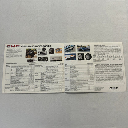 1985 GMC Suburban Truck Sales Brochure Catalog Advertising Vintage