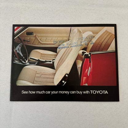 Toyota Sales Brochure Catalog Corolla Corona Celica Mark II Landcruiser Pickup +