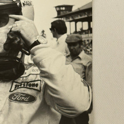 Vintage Racing Photo Mario Andretti 1969 German Grand Prix Motorsport Dave Sims