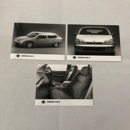 Nissan AQ-X Concept Car Prototype Factory Press Photo Photograph Print Lot 3x