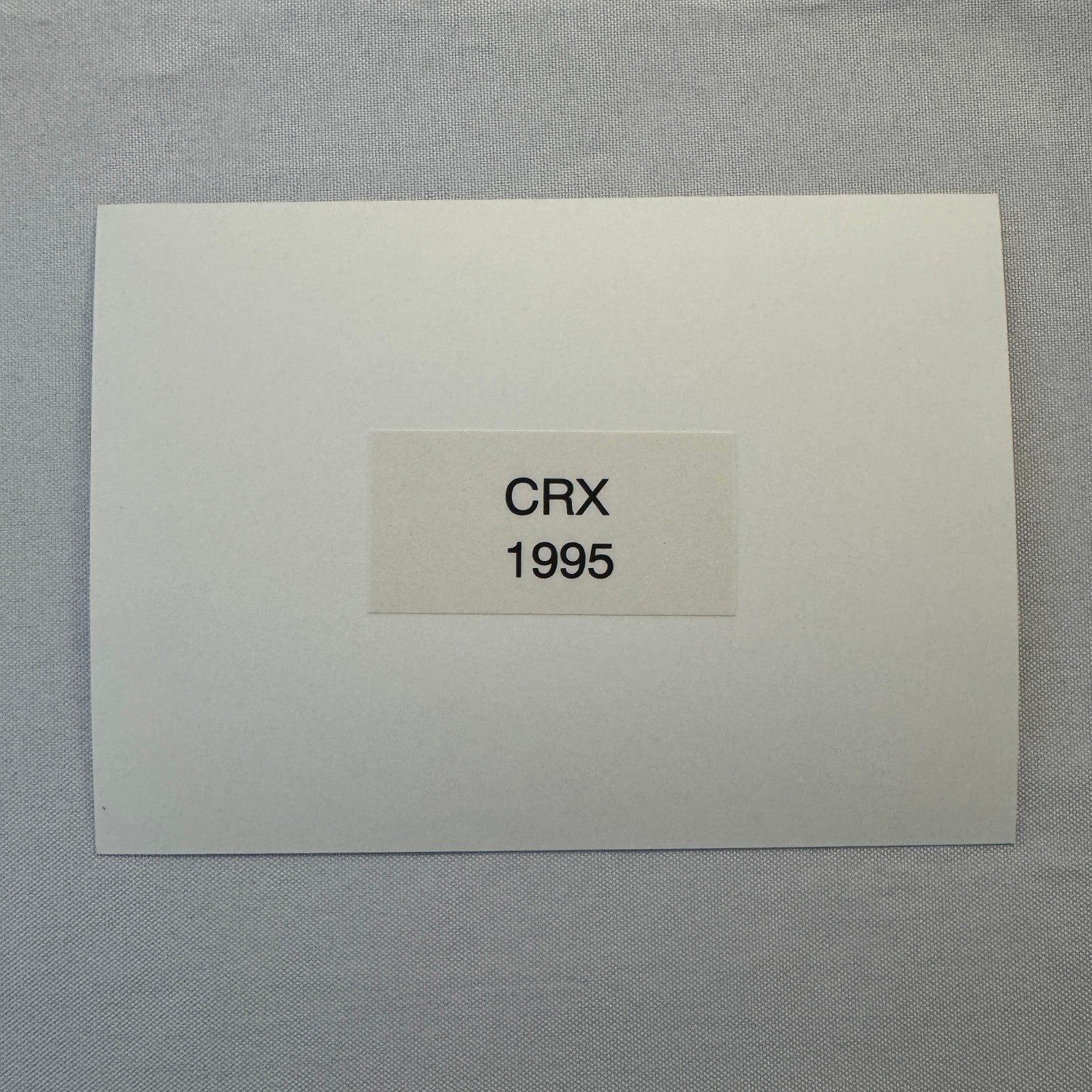 Vintage Honda CRX Factory Press Photograph Photo Honda Civic Del Sol