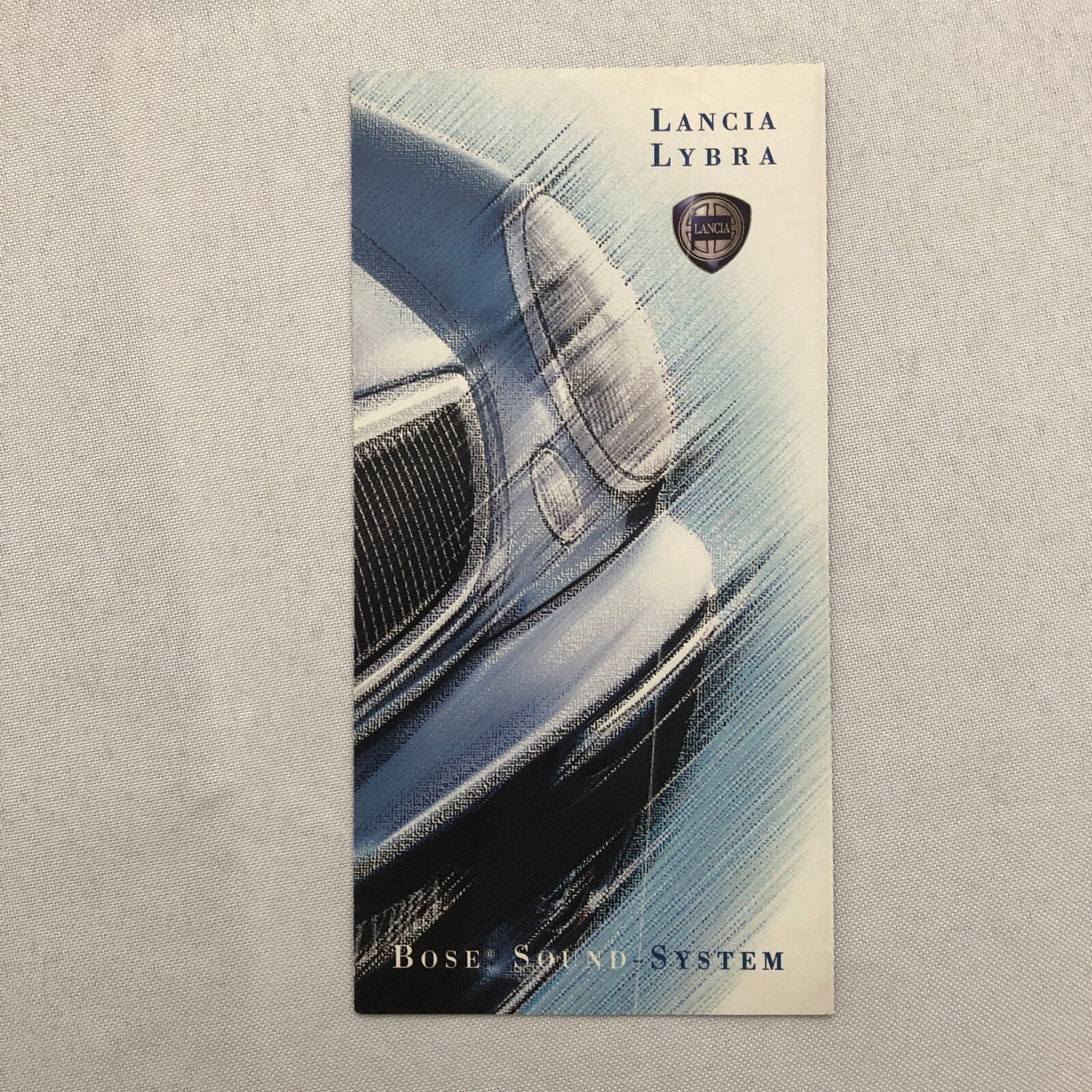 Lancia Lybra Car Sales Brochure Catalog GERMAN Text European Market