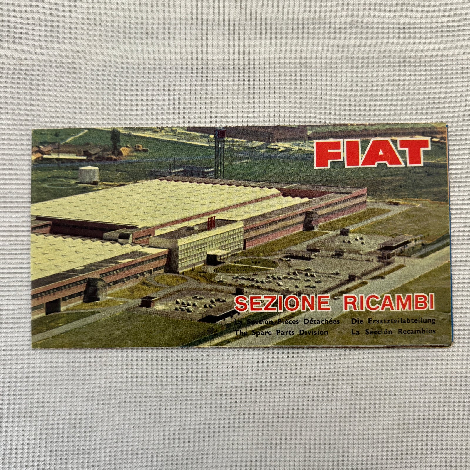 Fiat Ricambi Spare Parts Factory Sales Brochure Catalog Advertising European