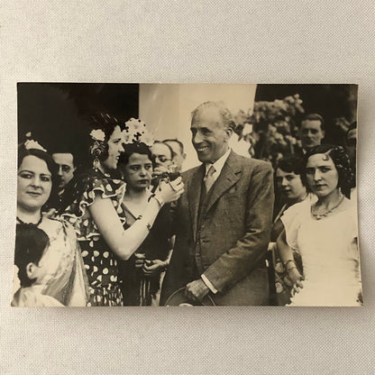 Vintage Press Photo Photograph Spain Feast of Seville President Women 1933 Lot 2