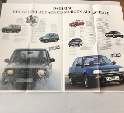1991 Daihatsu Sales Brochure Catalog X-021 Concept Rocky Applause Feroza GERMAN