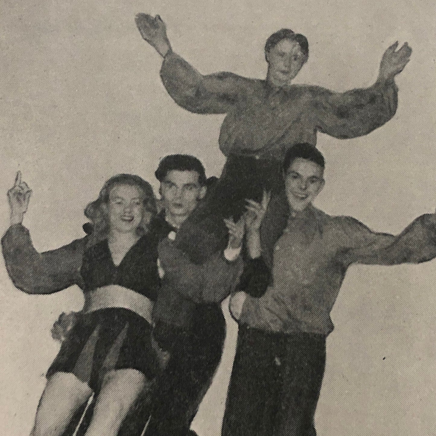 Vintage Circus Performer Bicycle Unicycle Act Postcard Post Card 5 Hartungs