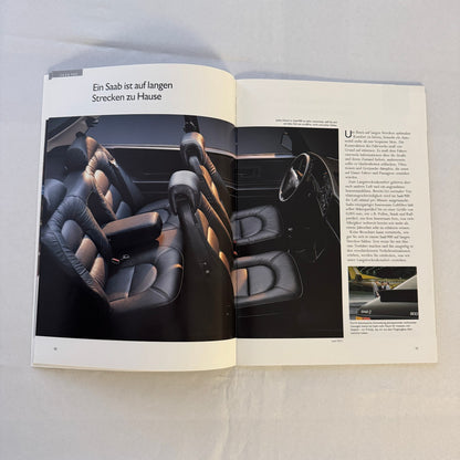 1992 Saab 900 Car Sales Brochure Catalog Saab 900 Cabriolet Turbo 16S GERMAN