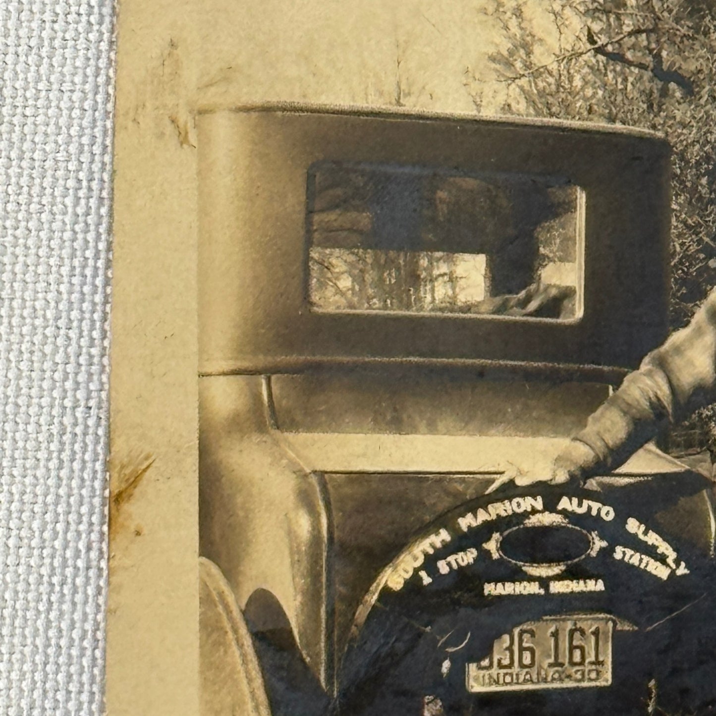 Vintage Car Automobile Photo Photograph Print Snapshot Man