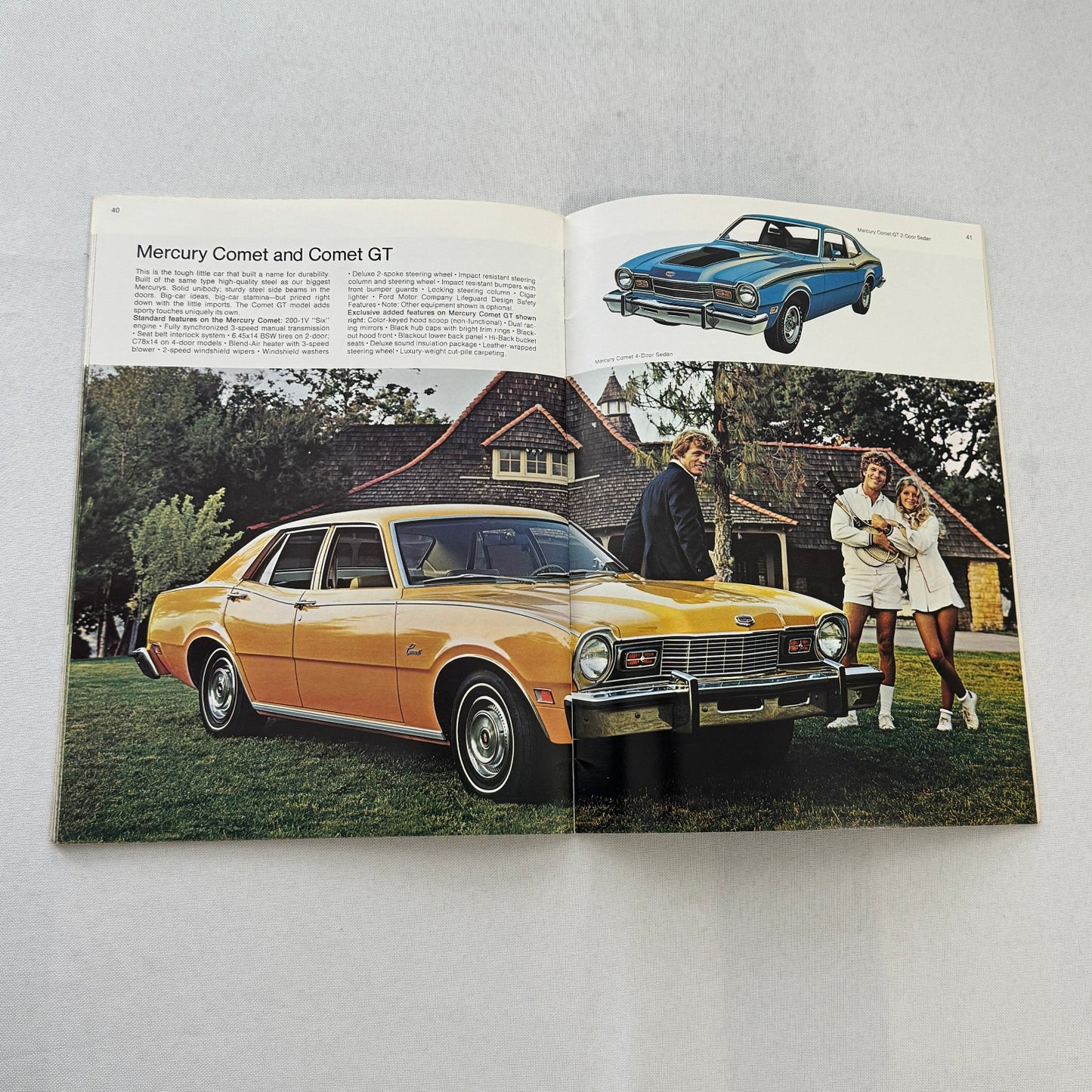 1974 Mercury Car Sales Brochure Catalog Marquis Montego Cougar Comet Monterey
