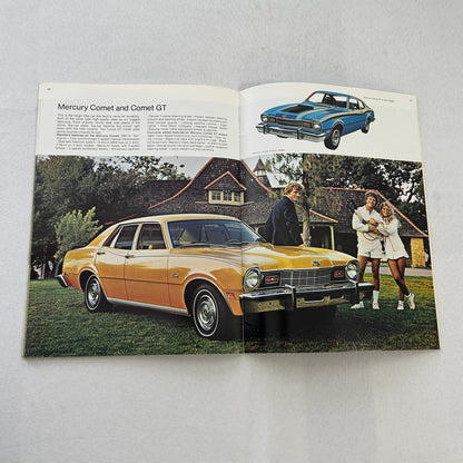 1974 Mercury Car Sales Brochure Catalog Marquis Montego Cougar Comet Monterey