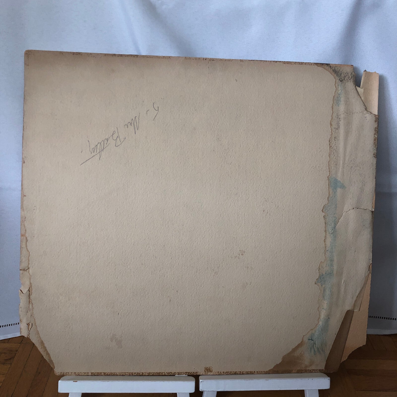 Vintage Painting Art Artwork Artist Arthur E Sudler Buildings Road Water