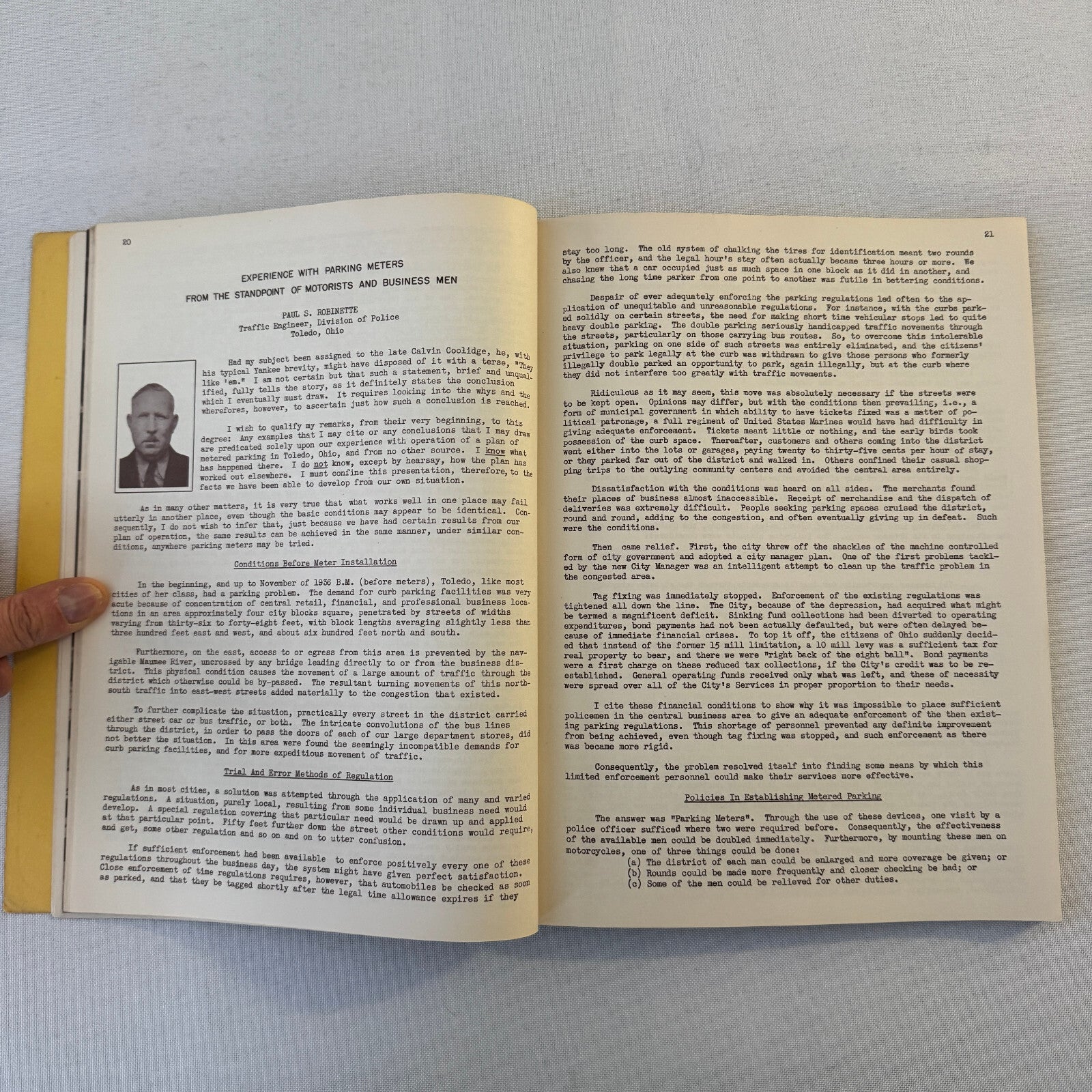 Institute of Traffic Engineers 1937 Urban Planning Book Document Road Building
