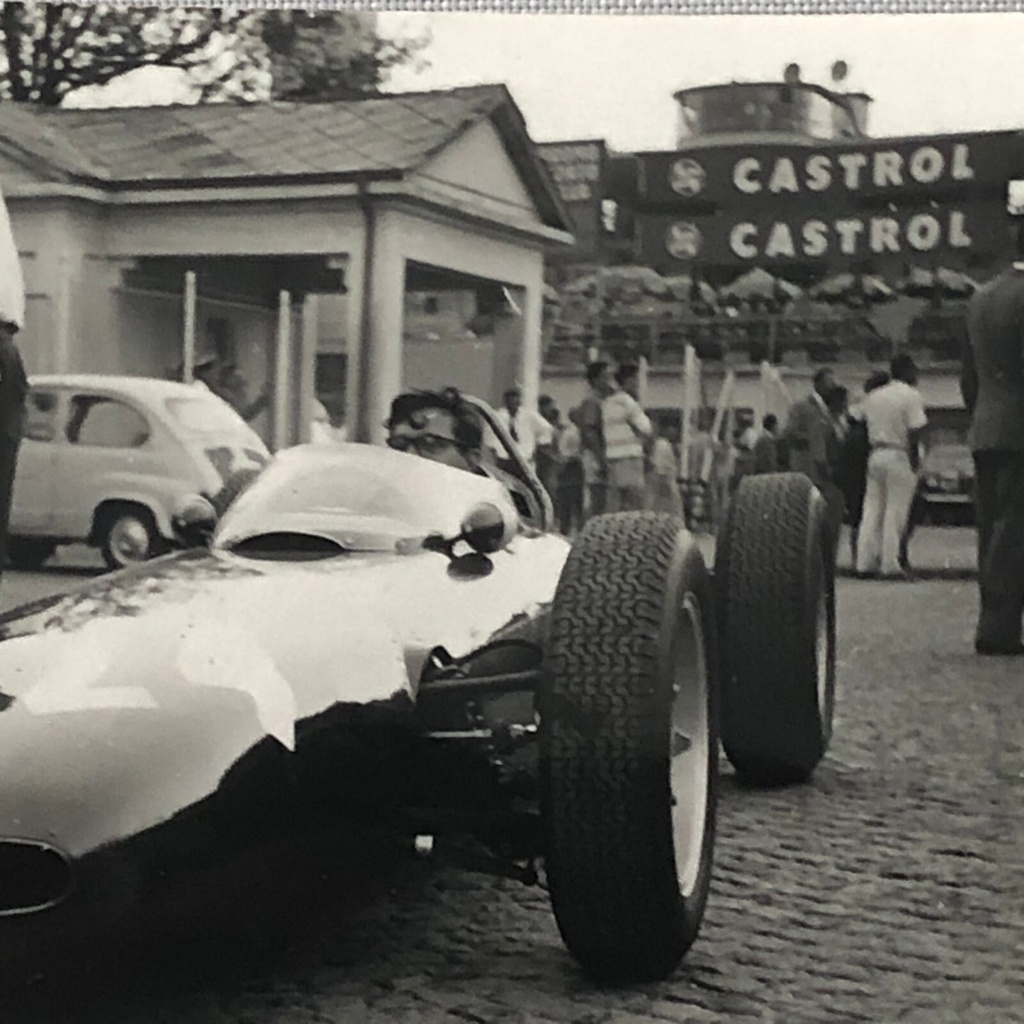 Vintage Racing Photo Photograph BRM Race Car 1961 Monza