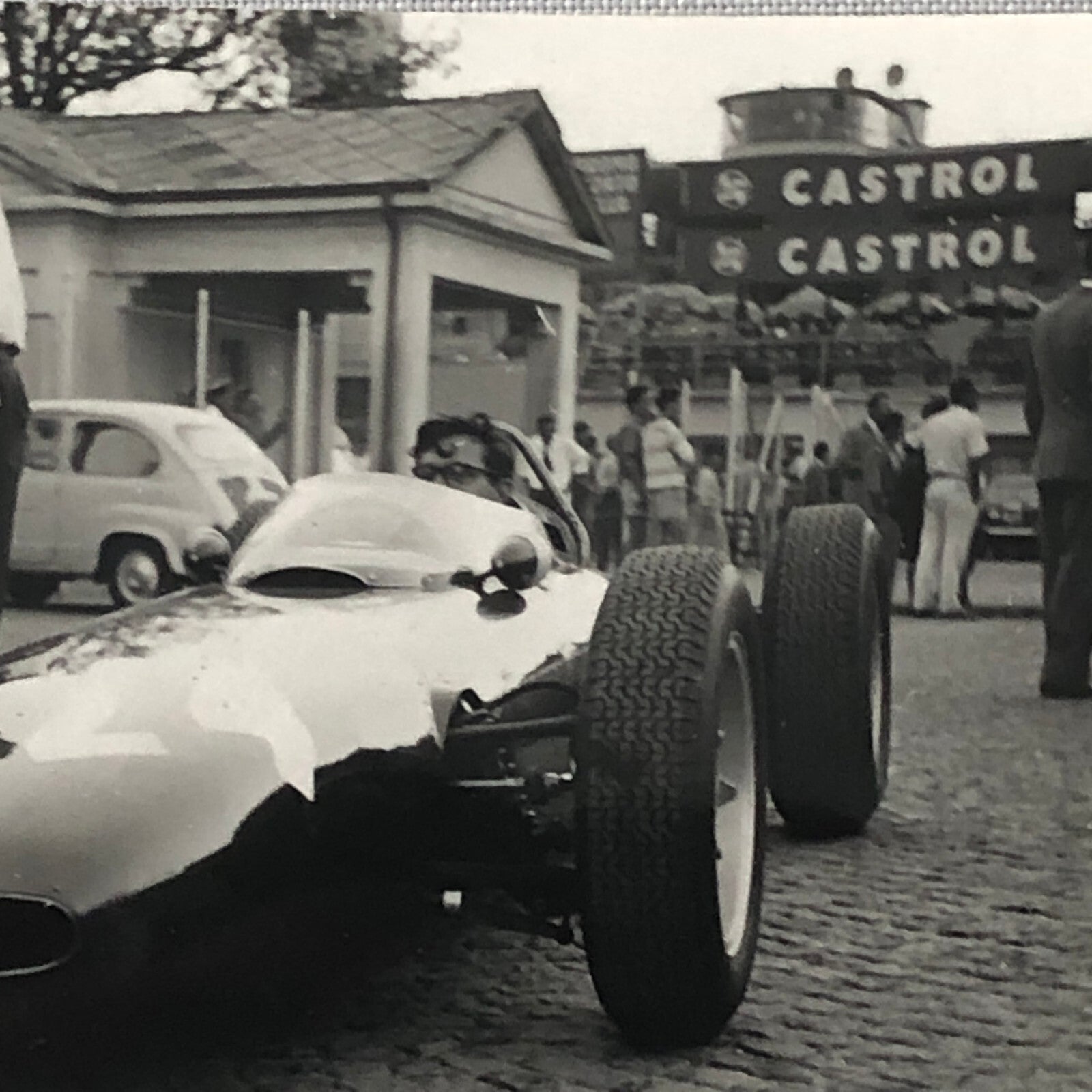 Vintage Racing Photo Photograph BRM Race Car 1961 Monza