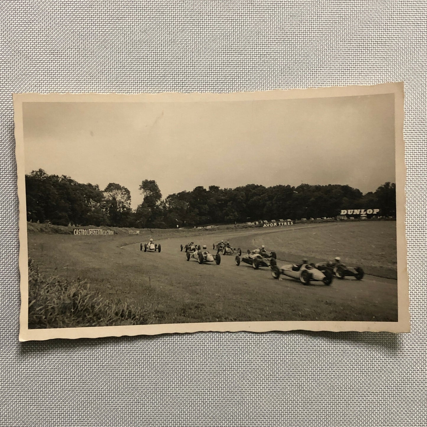 Vintage Grand Prix Racing Car Photo Photograph Print 