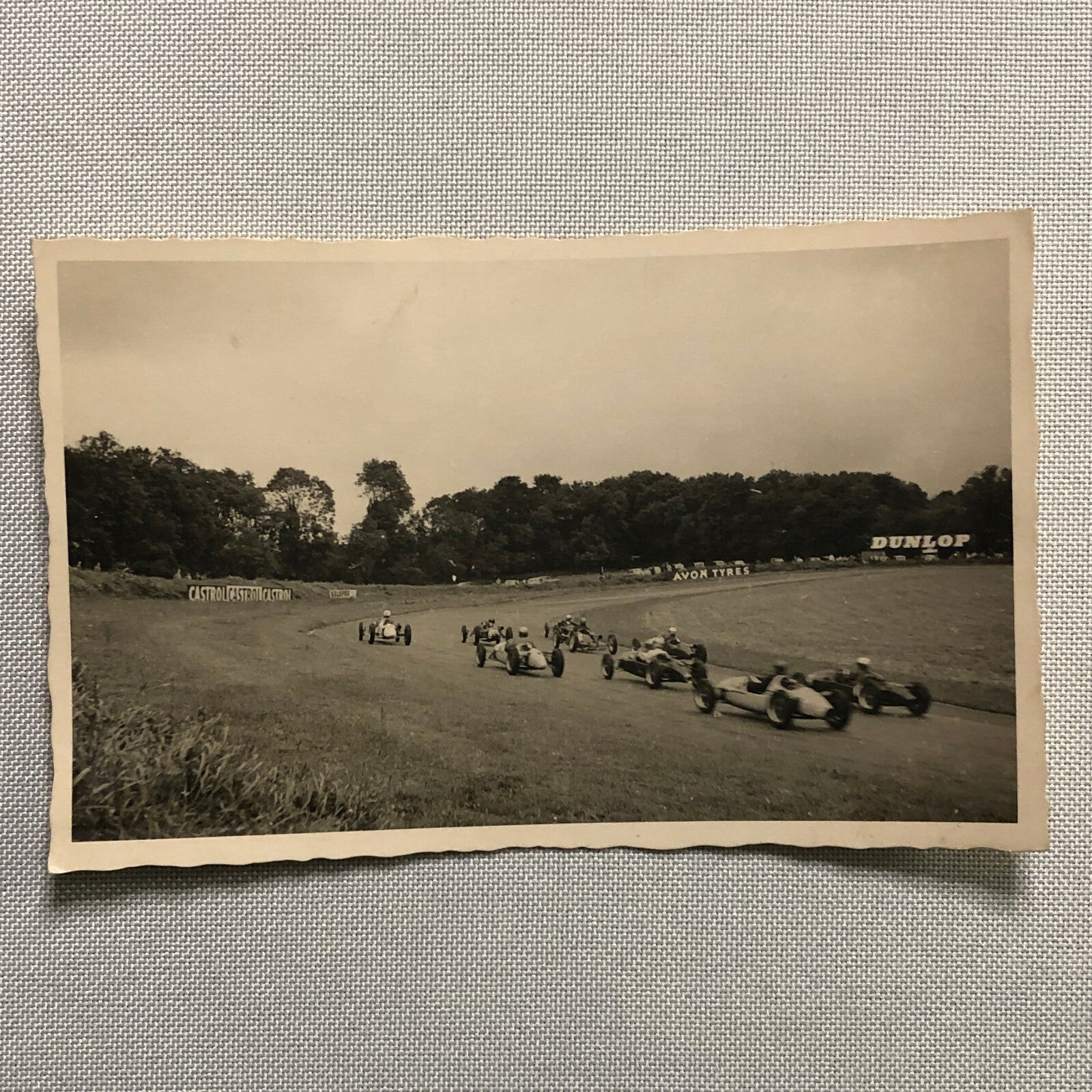 Vintage Grand Prix Racing Car Photo Photograph Print 
