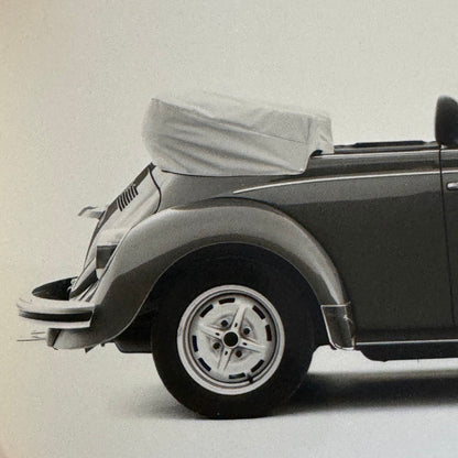 Vintage Volkswagen Beetle Convertible VW Bug Car Photo Photograph Cabriolet