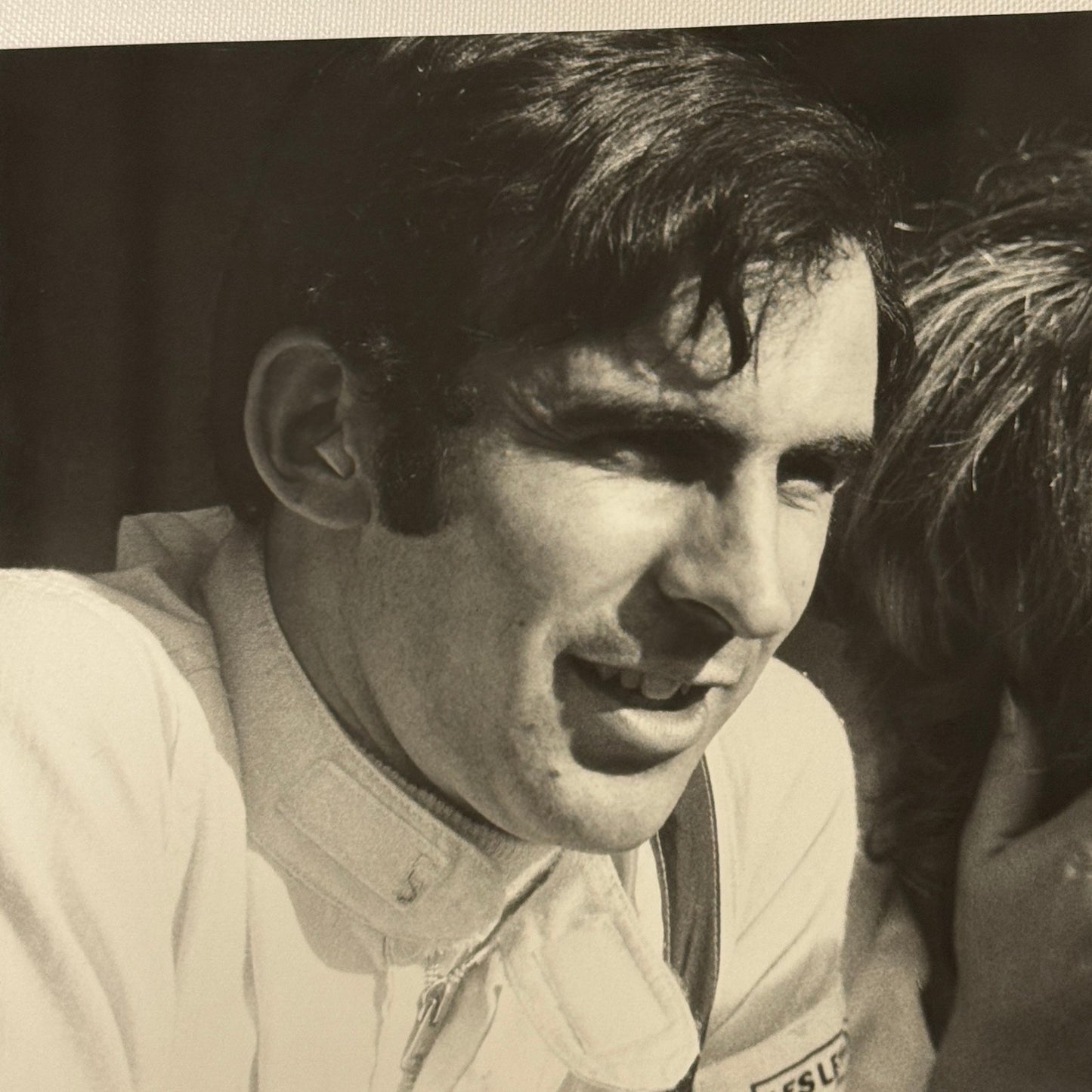 Vintage Racing Photo 1970 Italian Grand Prix Driver Tim Schenken Motorsport