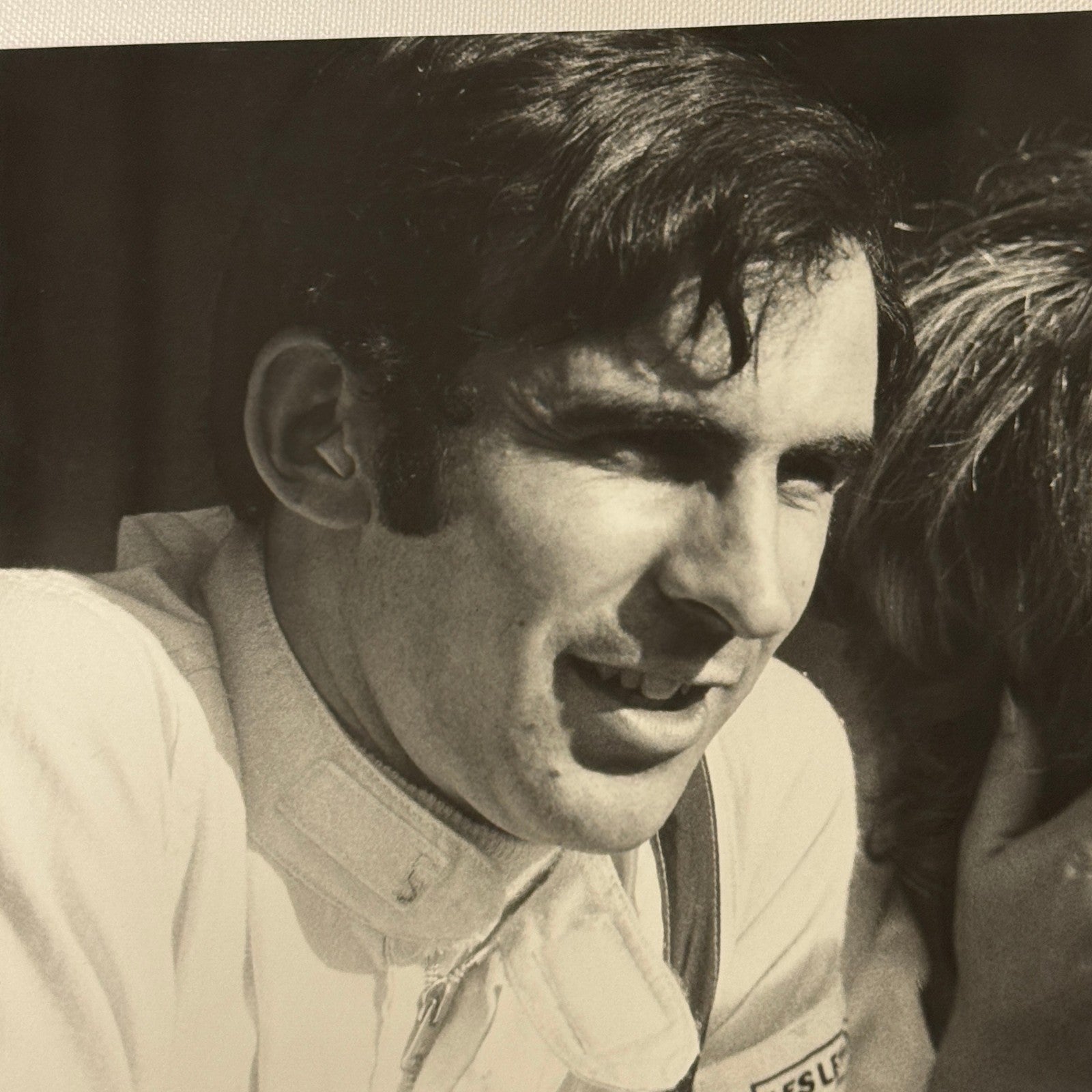 Vintage Racing Photo 1970 Italian Grand Prix Driver Tim Schenken Motorsport