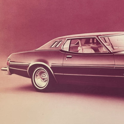 Ford Elite Hardtop Car Photo Photograph Print Vintage