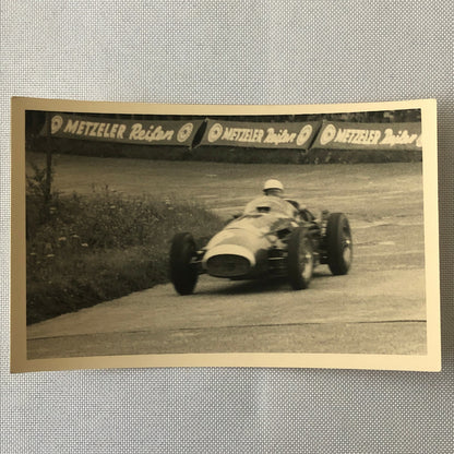 Vintage Grand Prix Racing Car Driver Photo Photograph Print 