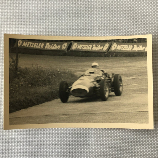 Vintage Grand Prix Racing Car Driver Photo Photograph Print 