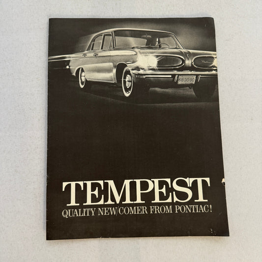 1960 Pontiac Tempest Car Sales Brochure Catalog Sedan Safari Station Wagon