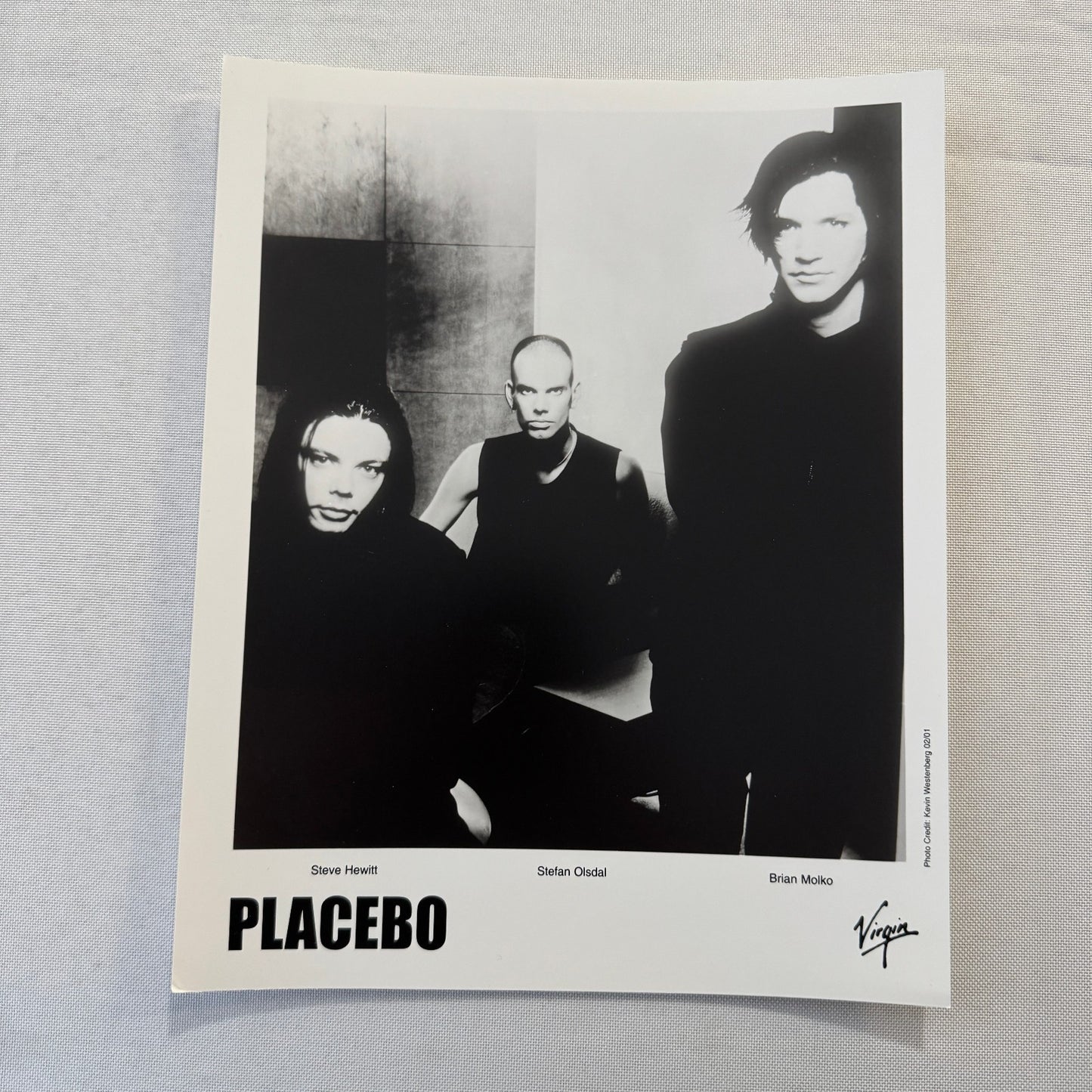 Placebo Music Publicity Press Photo Photograph Steve Hewitt Stefan Oldsal