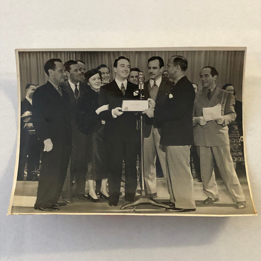 Jack Haley Actor NBC Television Award Photo Photograph Print Vintage